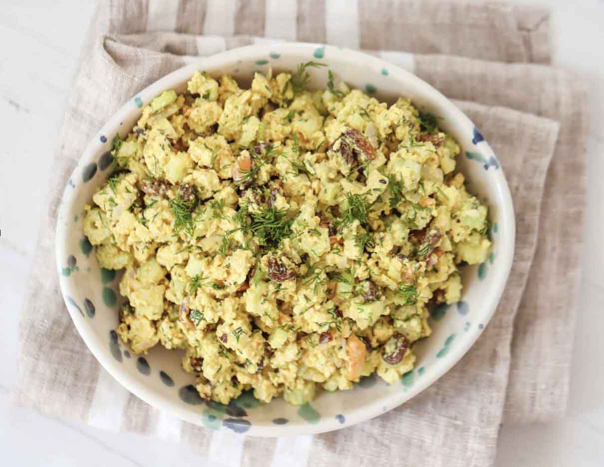 Meal Prep Rezepte Curry Tofu Salat__