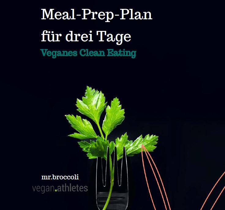 3 Tage vegan Clean Eating Meal Prep Plan